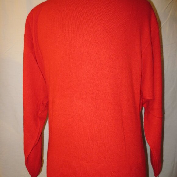 Vintage Daniel Caron Women's 100% Cashmere Sweater - Red - Large - New w/ Tags - Picture 2 of 5